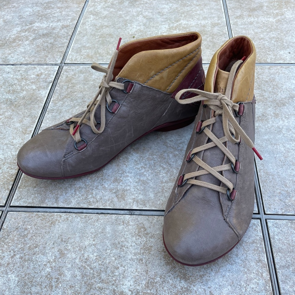Think leather shoes